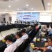 Jajaran Manajemen PLN UID Banten bersama Vice President Strategi dan Tata Kelola Divisi HSSE PT PLN (Persero) Kantor Pusat serta Tim LPPKM FKM UI pada pembukaan Safety Culture Assessment Level (SCAL) di Kantor PLN UID Banten. Dok. (Ist)