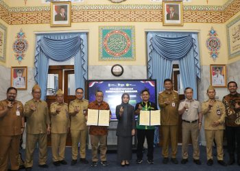 Pemkab Serang Teken MoU dengan dua Lembaga dalam penataan kawasan kumuh di Kecamatan. Dok. (Ist)