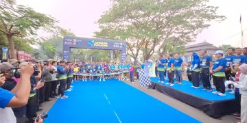 1.500 orang mengikuti event akbar PLN Mobile Jawara Run 2026 yang digelar di Kawasan Pusat Pemerintahan Provinsi Banten (KP3B), Kota Serang, Minggu (25/10/2026). Dok. (Ist)