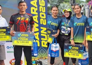 Ajang PLN Mobile Jawara Run 2026 di Kawasan Pusat Pemerintahan Provinsi Banten (KP3B), Kota Serang, Minggu (25/10/2026),