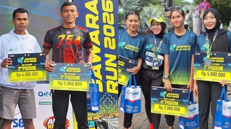 Ajang PLN Mobile Jawara Run 2026 di Kawasan Pusat Pemerintahan Provinsi Banten (KP3B), Kota Serang, Minggu (25/10/2026),