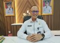 Kepala DKPP Kabupaten Serang Suhardjo saat di wawancarai diruang kerjanya. Dok. (Nurlan)