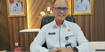 Kepala DKPP Kabupaten Serang Suhardjo saat di wawancarai diruang kerjanya. Dok. (Nurlan)