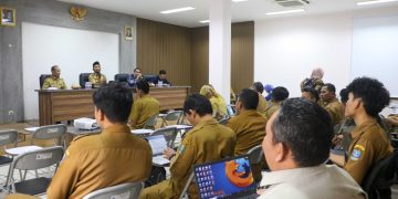 326 perangkat desa dari 29 kecamatan se-Kabupaten Serang mengikuti pelatihan digitalisasi yang digelar Diskominfo. Dok. (Ist)