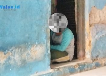 Anak yatim piatu korban rudapaksa 
tetangganya sendiri. Dok. (Nurlan)