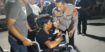 Kosasih Sukma Wijaya wartawan Ekbis Banten usai membuat Laporan ke Propam Polda Banten. Dok (Nurlan)